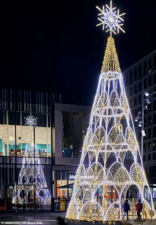 Sapin de Noël lumineux 3D